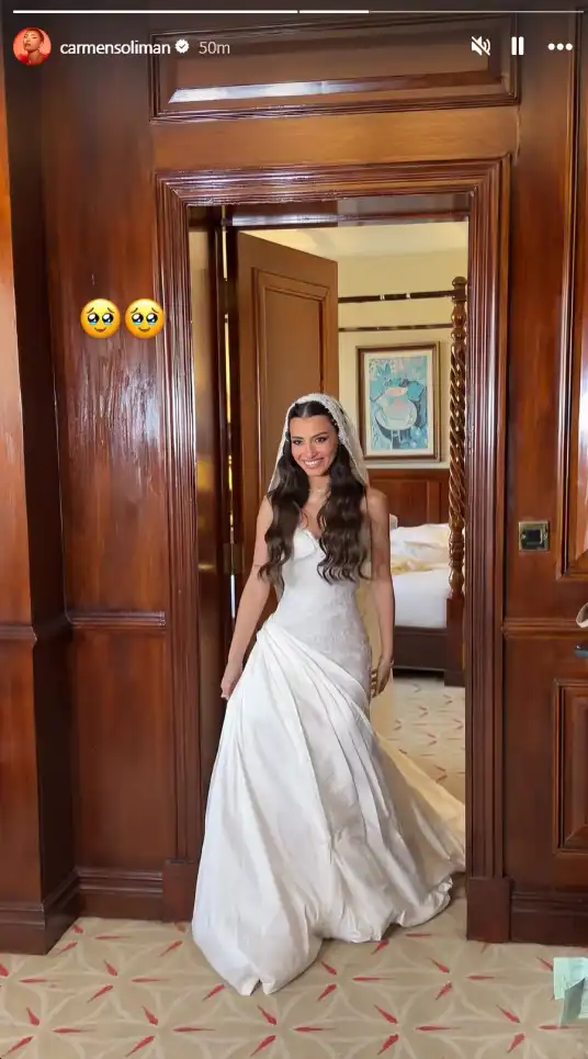 كارمن سليمان تحتفل بزفاف شقيقتها