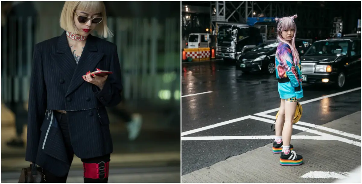الغرابة والجرأة تطبعان إطلالات الشارع .. في أسبوع الموضة في طوكيو