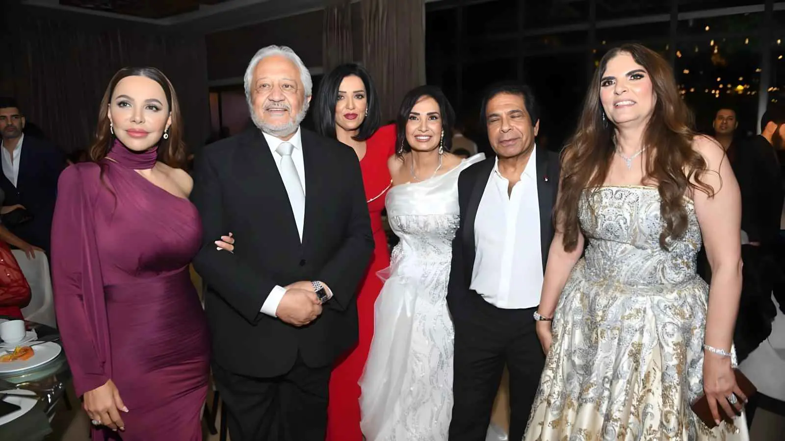 النجوم في حفل زفاف ابنة أمل رزق