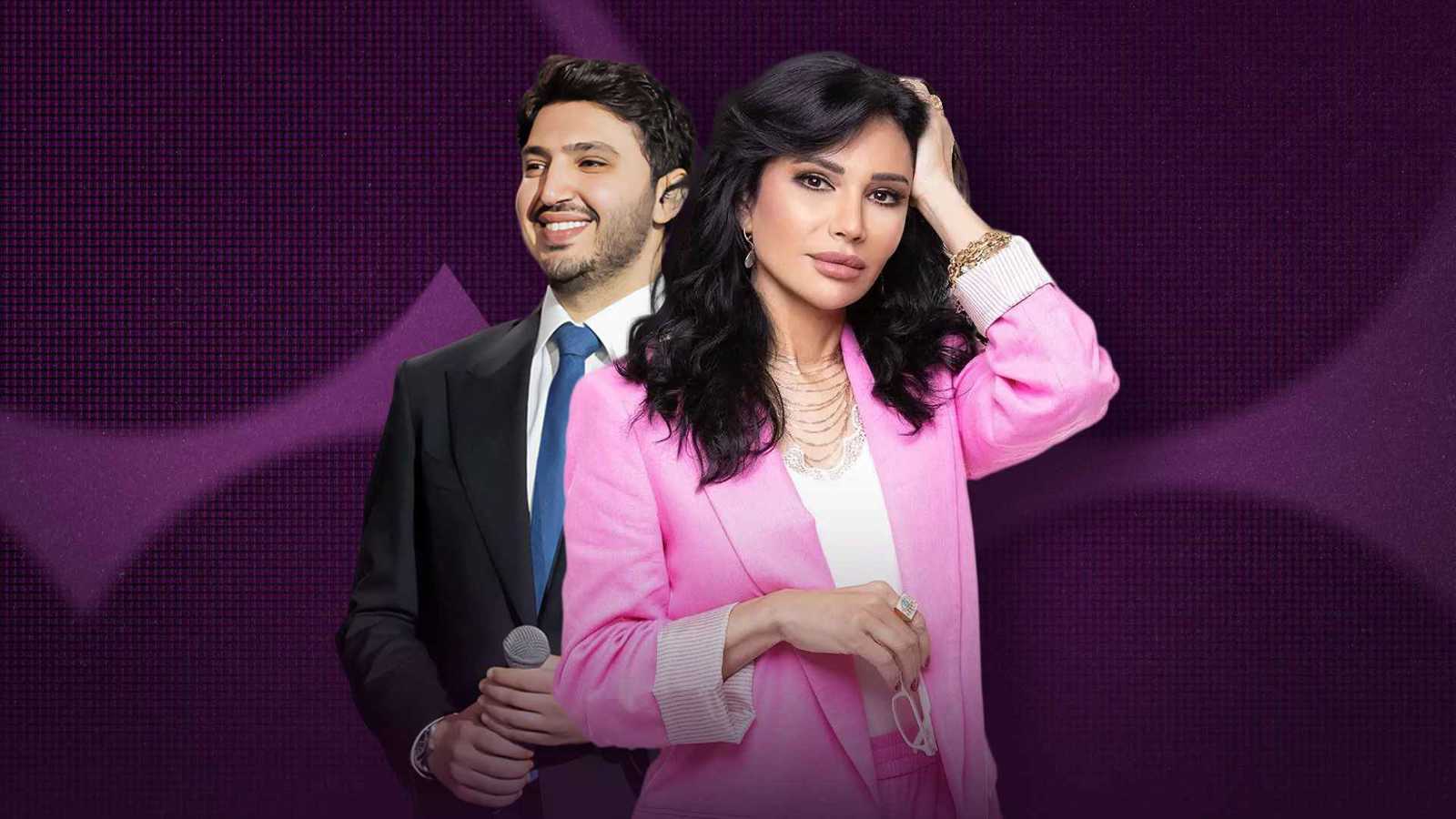 رشا شربتجي ومحمد فضل شاكر