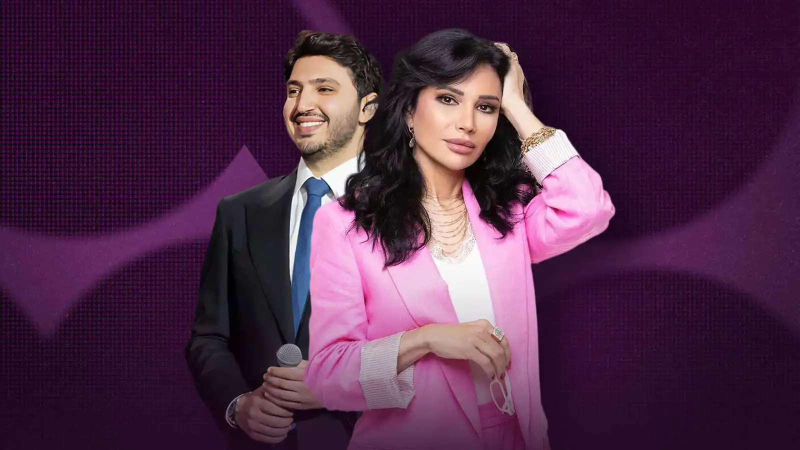 رشا شربتجي ومحمد فضل شاكر