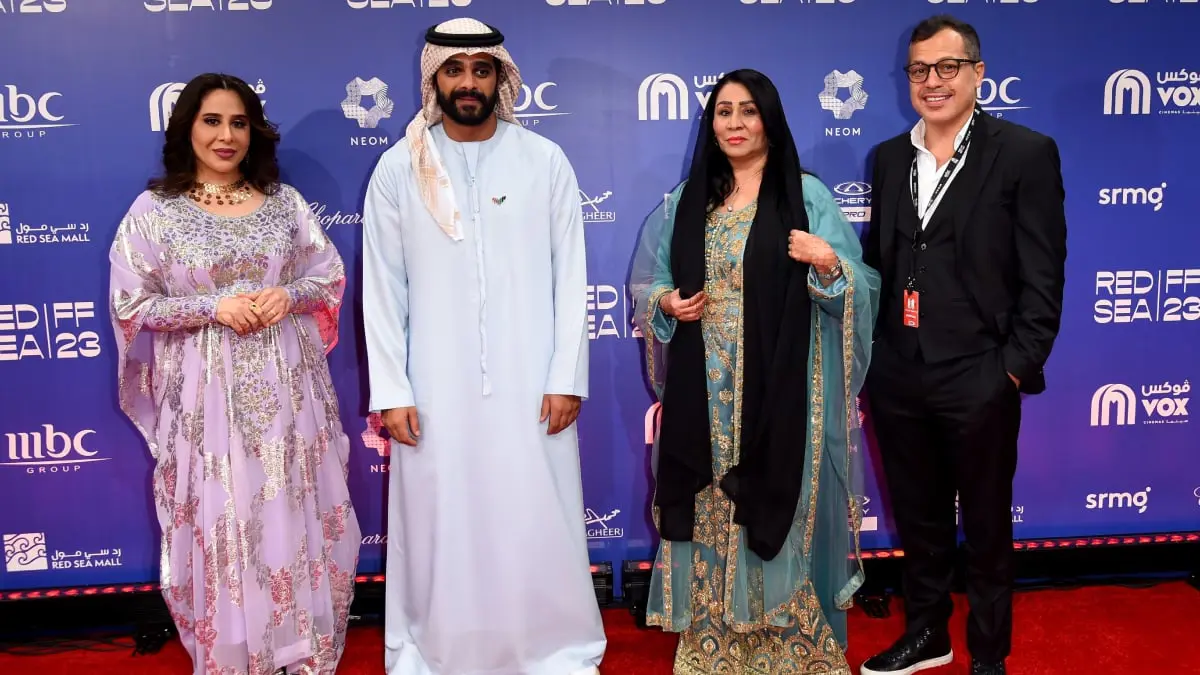 صناع الفيلم الإماراتي "دلما" يحتفلون بعرضه في "البحر الأحمر السينمائي"