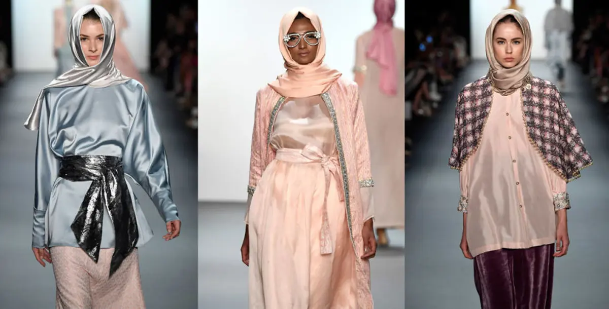 مصممة أزياء مسلمة تستدعي المهاجرات لعرض تشكيلتها لموسم خريف 2017