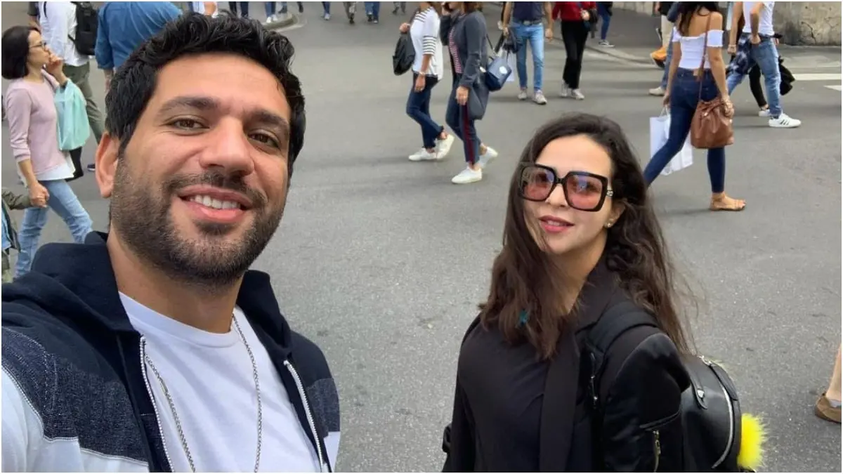 حسن الرداد يكشف سبب كثرة الشائعات عنه وزوجته إيمي سمير غانم