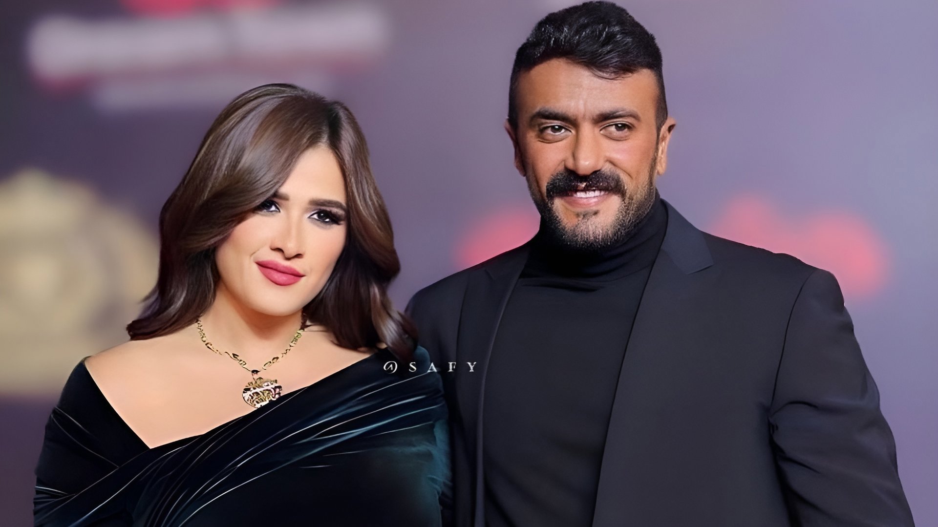 ياسمين عبدالعزيز تهنئ زوجها أحمد العوضي بـ"الإسكندراني"