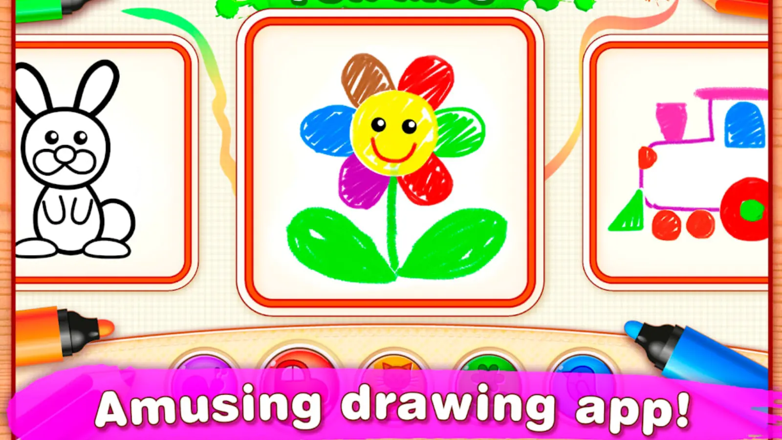 تطبيق Bini Drawing for kids games