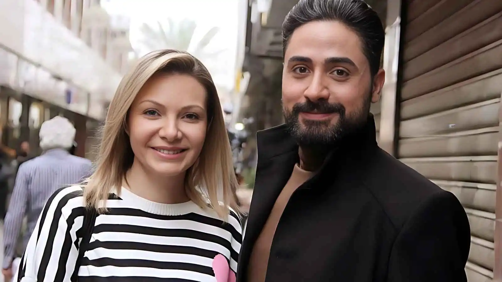 نادين تحسين بيك تعلّق على فارق العمر مع زوجها