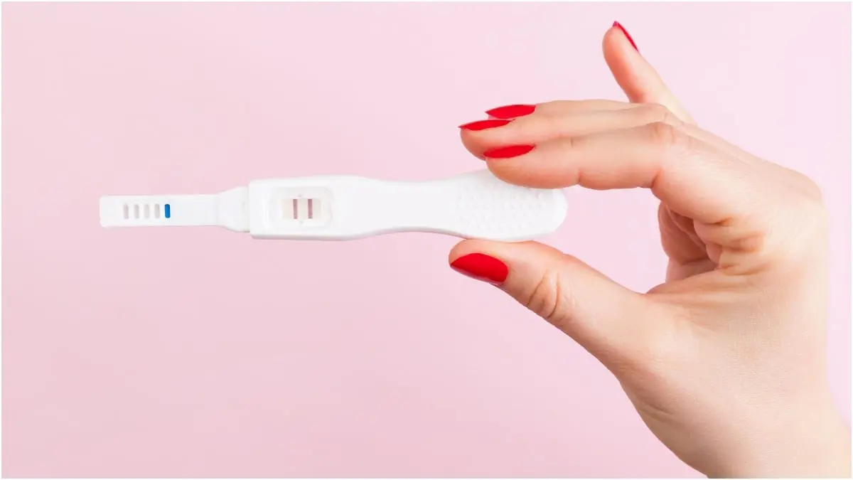 ما سبب ظهور خط إيجابي باهت في اختبار الحمل المنزلي؟‎