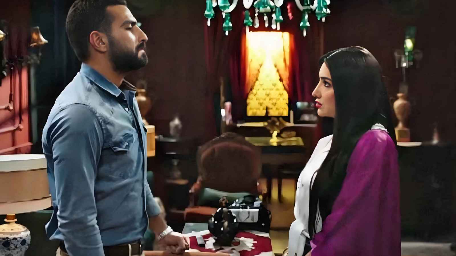 محمد الشرنوبي ومي عمر من مسلسل "إش إش"