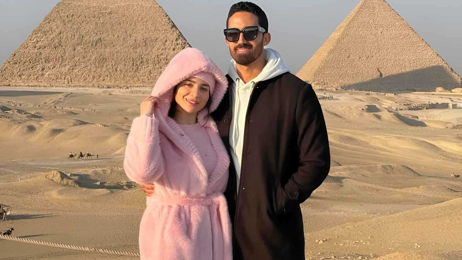 أول ظهور لـ مي عز الدين بعد أزمتها الصحية وزوجها يتفاعل