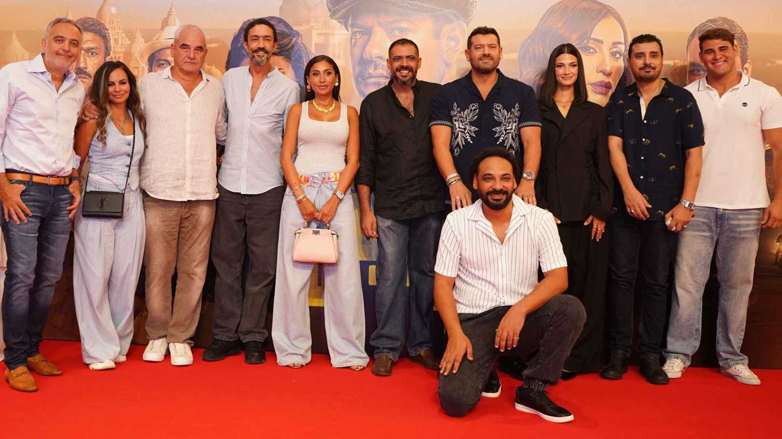 أبطال فيلم "درويش" في العرض الخاص