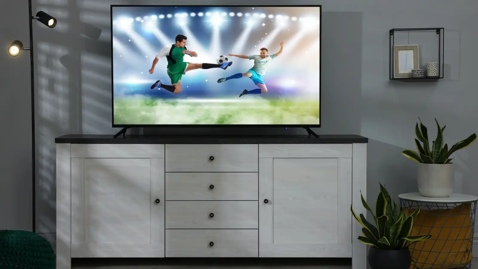تنسيق ديكور غرفة المعيشة لأجواء كأس العالم في المنزل