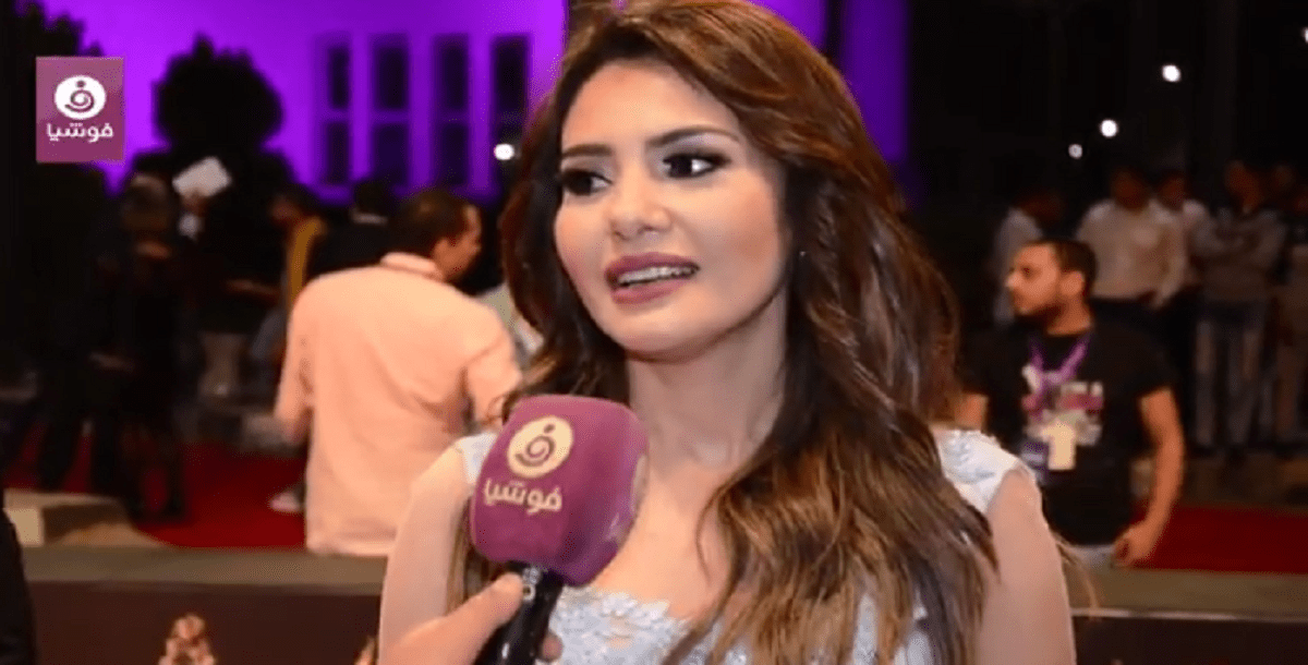 بالفيديو.. دينا فؤاد تشكر "بهيج وجيجي" على فستان "الأوسكار العربي"