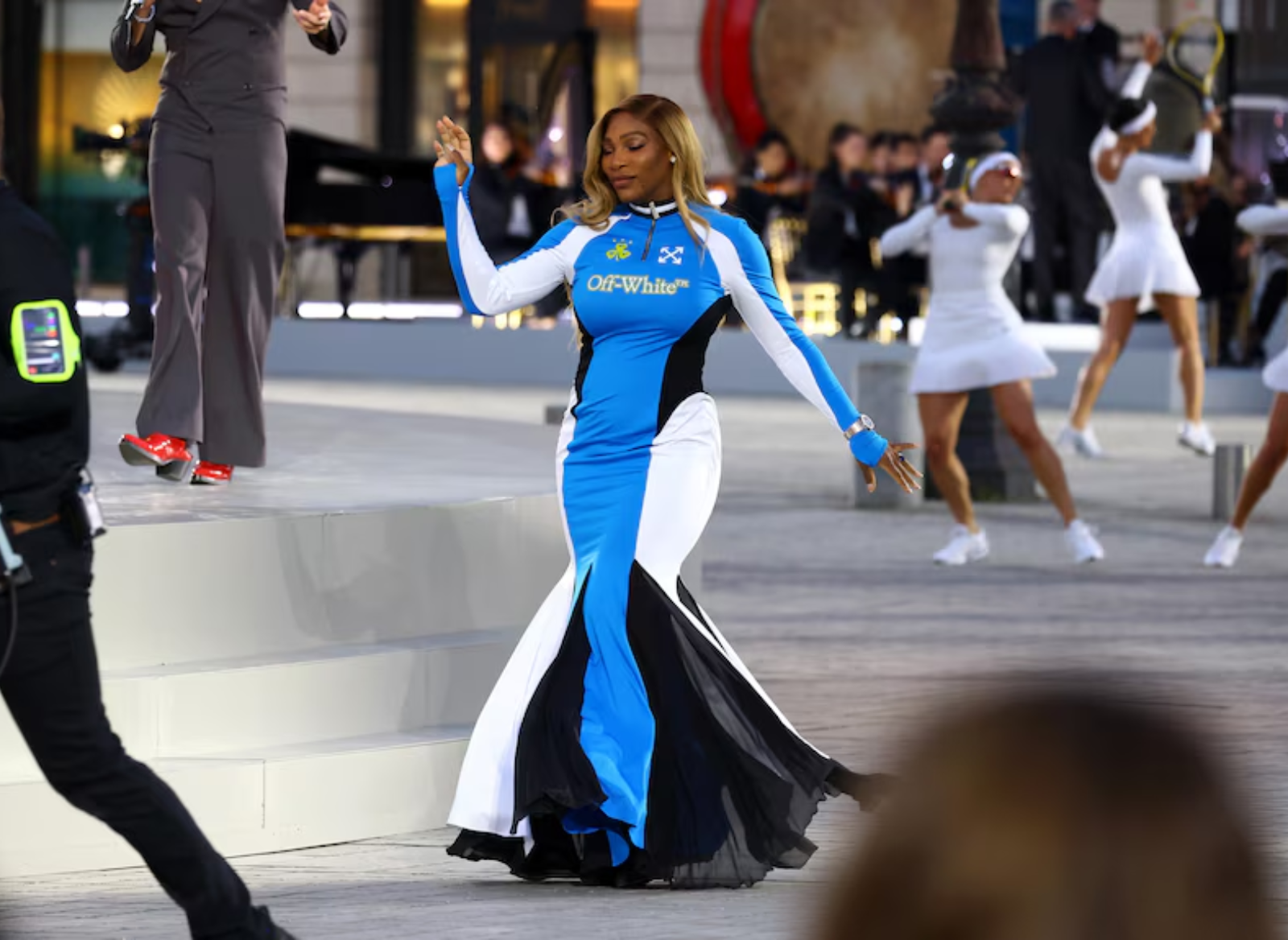 لاعبة التنس سيرينا ويليامز في حفل vogue world
