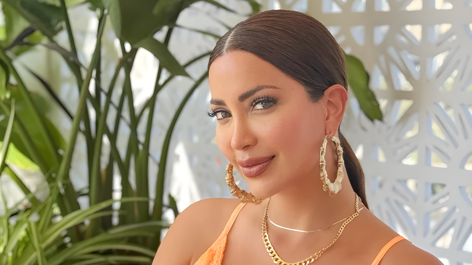 الفنانة نسرين طافش من الساحل الشمالي
