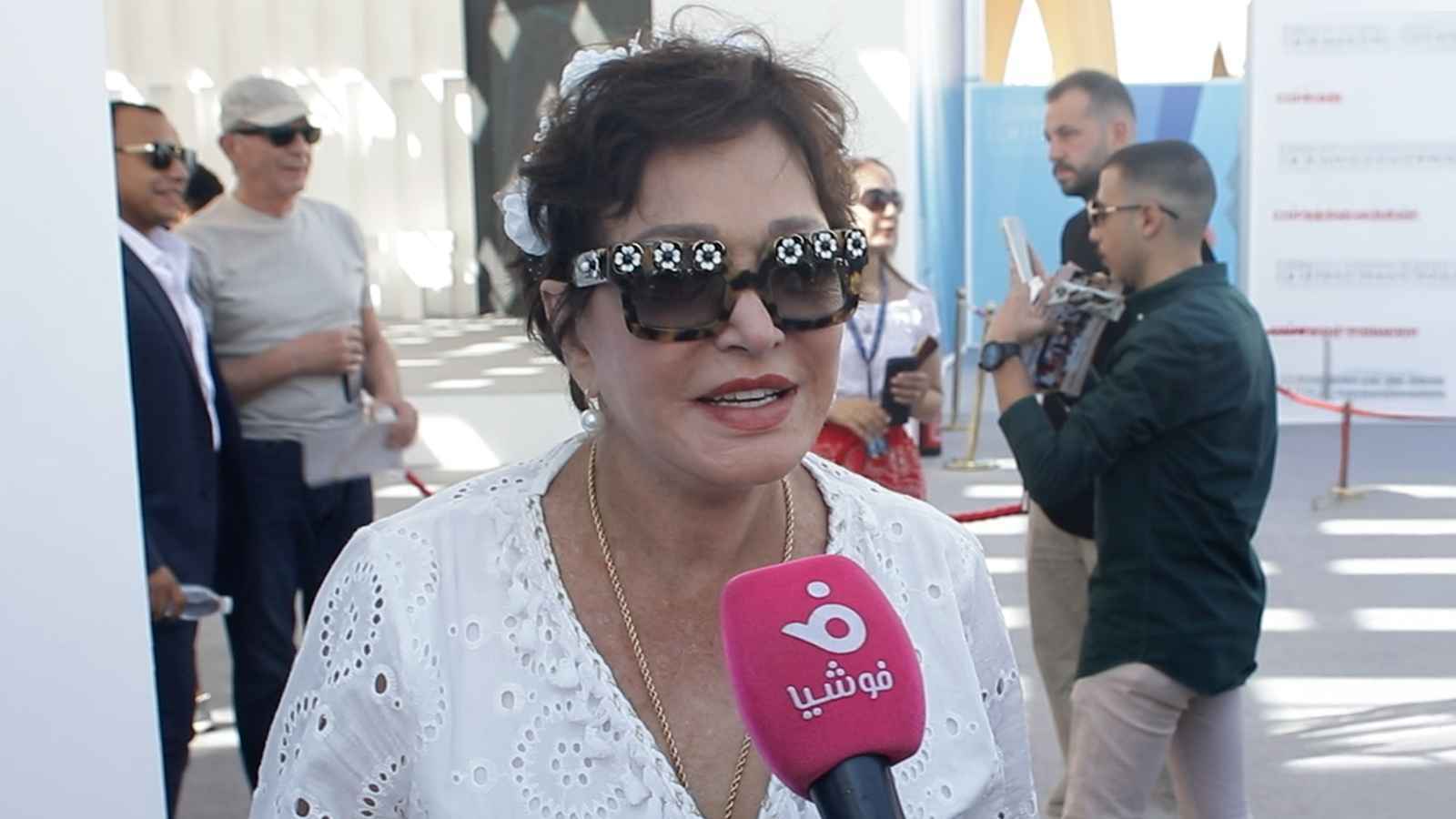 الفنانة المصري لبلبة من مهرجان الجونة السينمائي