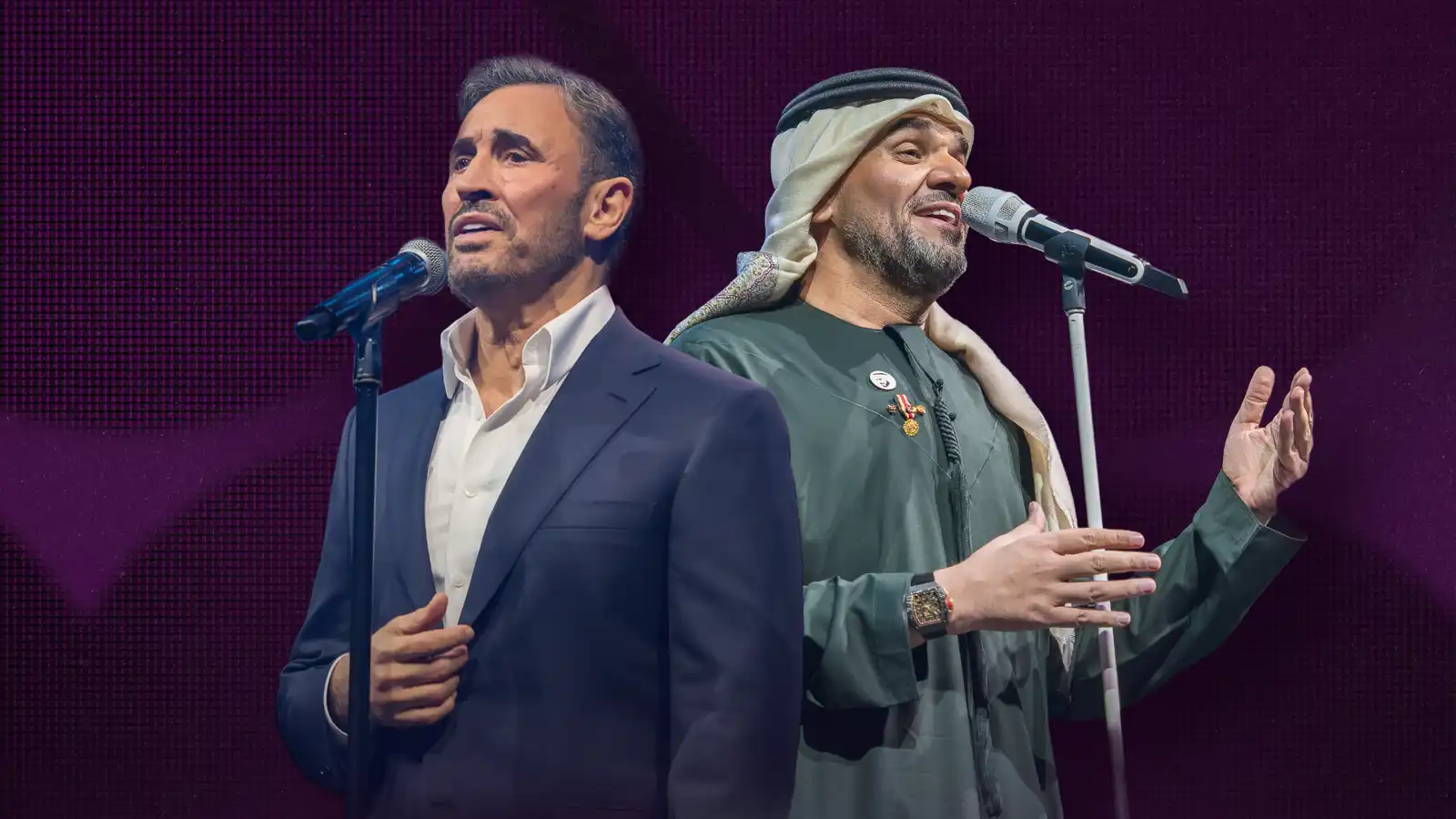 أبرز تصريحات حسين الجسمي وكاظم الساهر في حفل أبوظبي