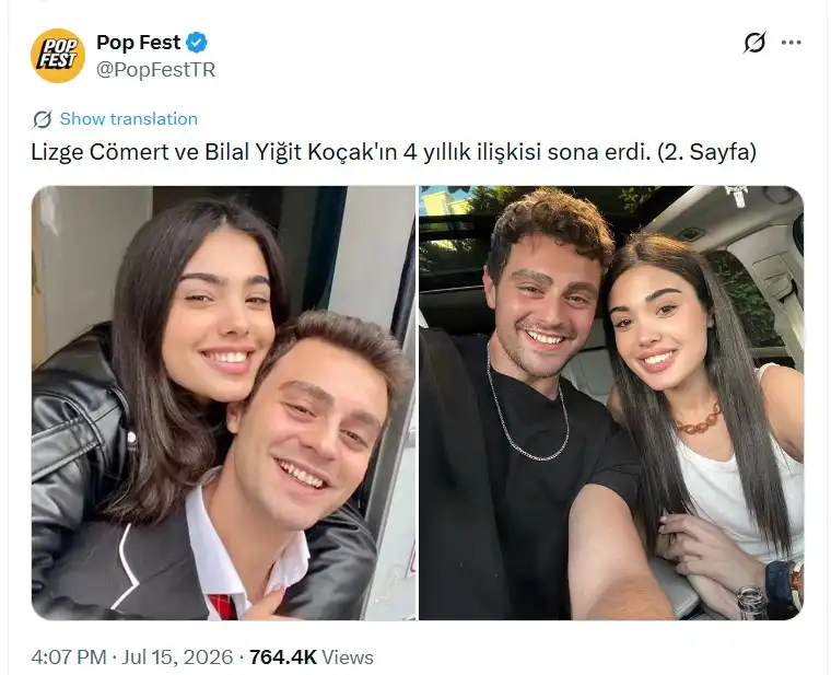 انفصال الثنائي بلال يغيت و ليزجي جومارت.. هل الخيانة السبب؟