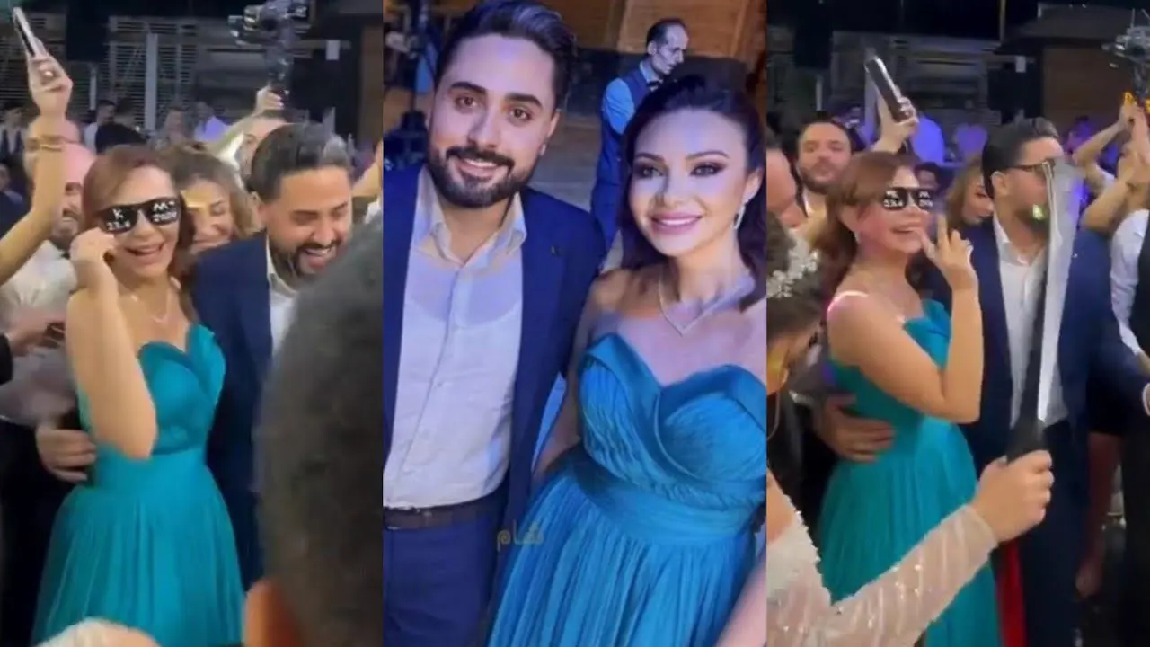 نادين تحسين بيك وإياد عيسى يحتفلان بزفافهما رسميًا (صورة)