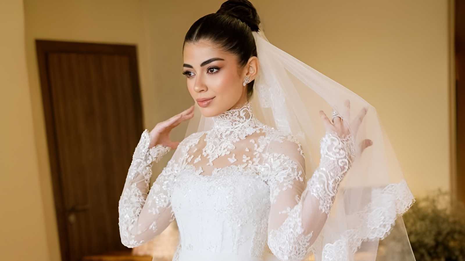 فساتين زفاف النجمات العربيات في 2025