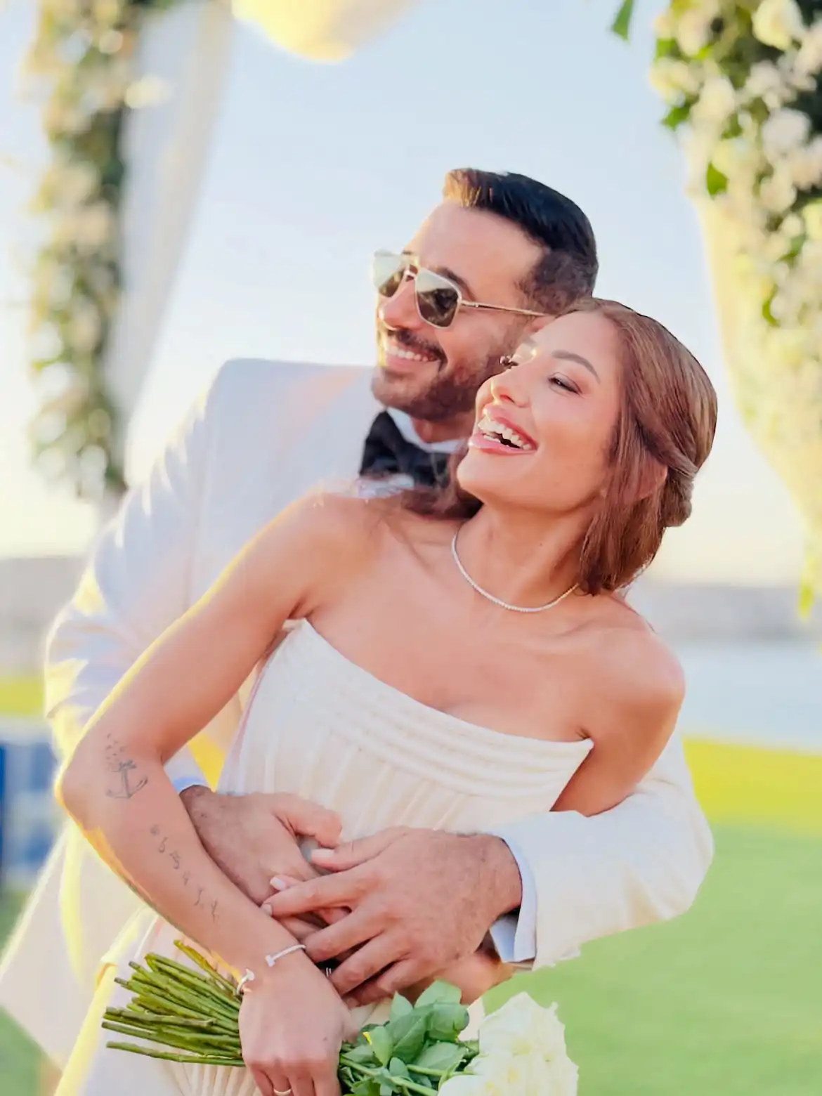 زواج أحمد السعدني من ميرنا الهلباوي