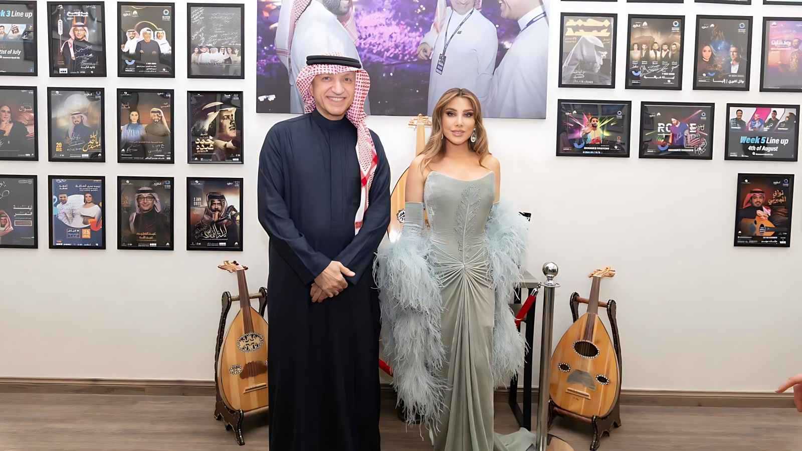 كواليس حفل نجوى كرم وآدم في موسم الرياض