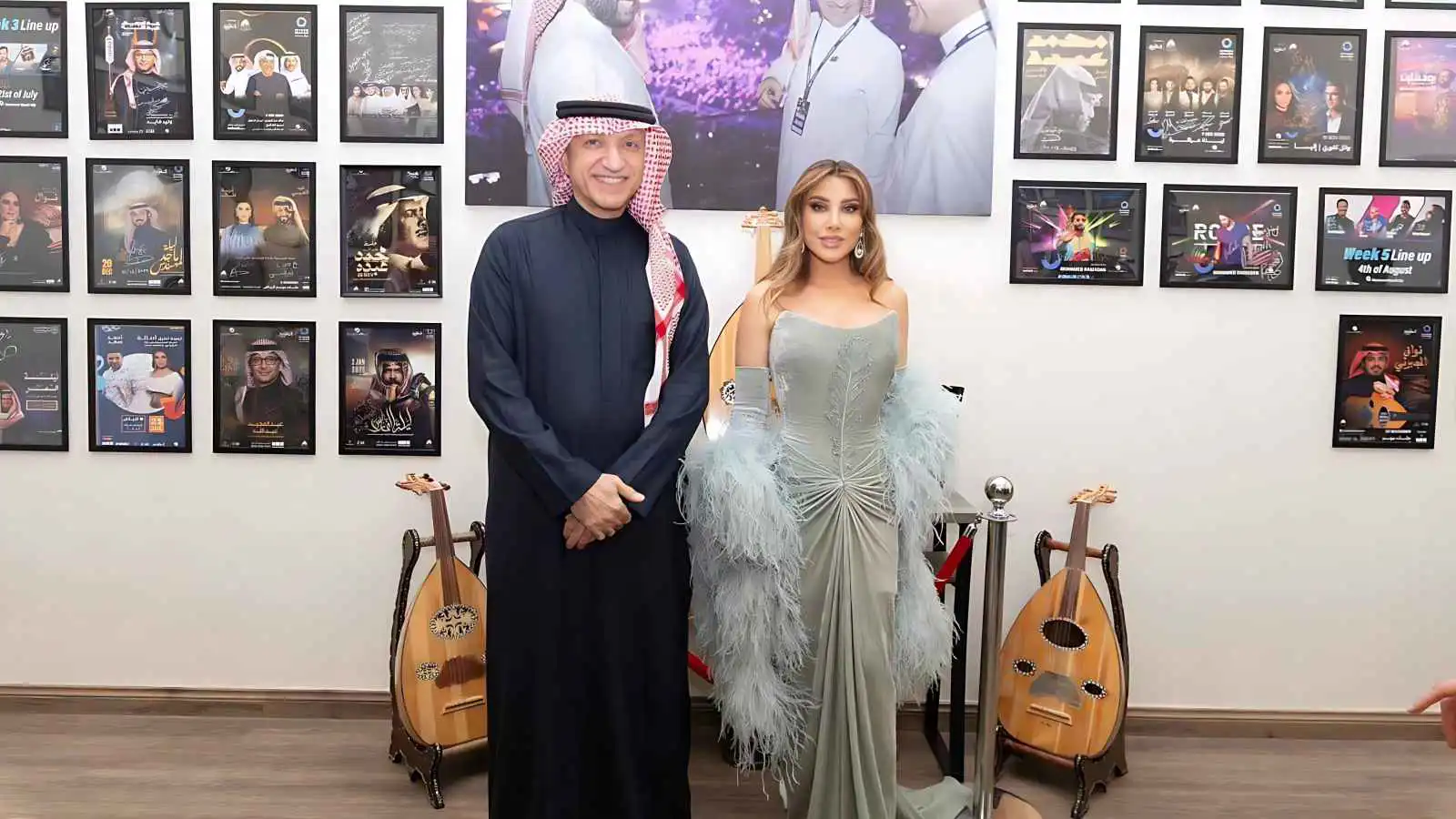 كواليس حفل نجوى كرم وآدم في موسم الرياض