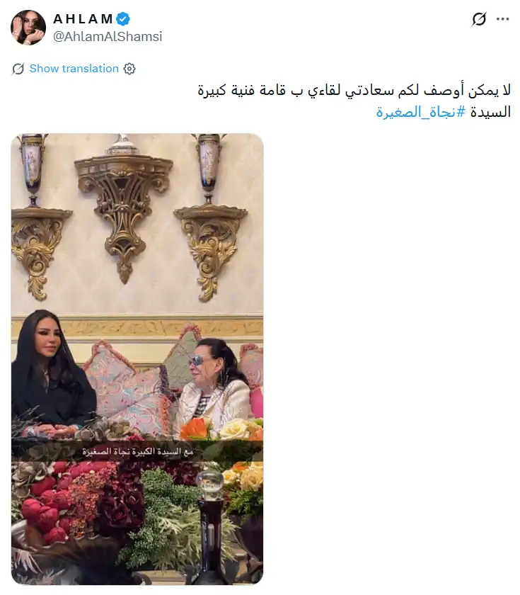 ماذا قالت أحلام عن لقائها بـ نجاة الصغيرة؟