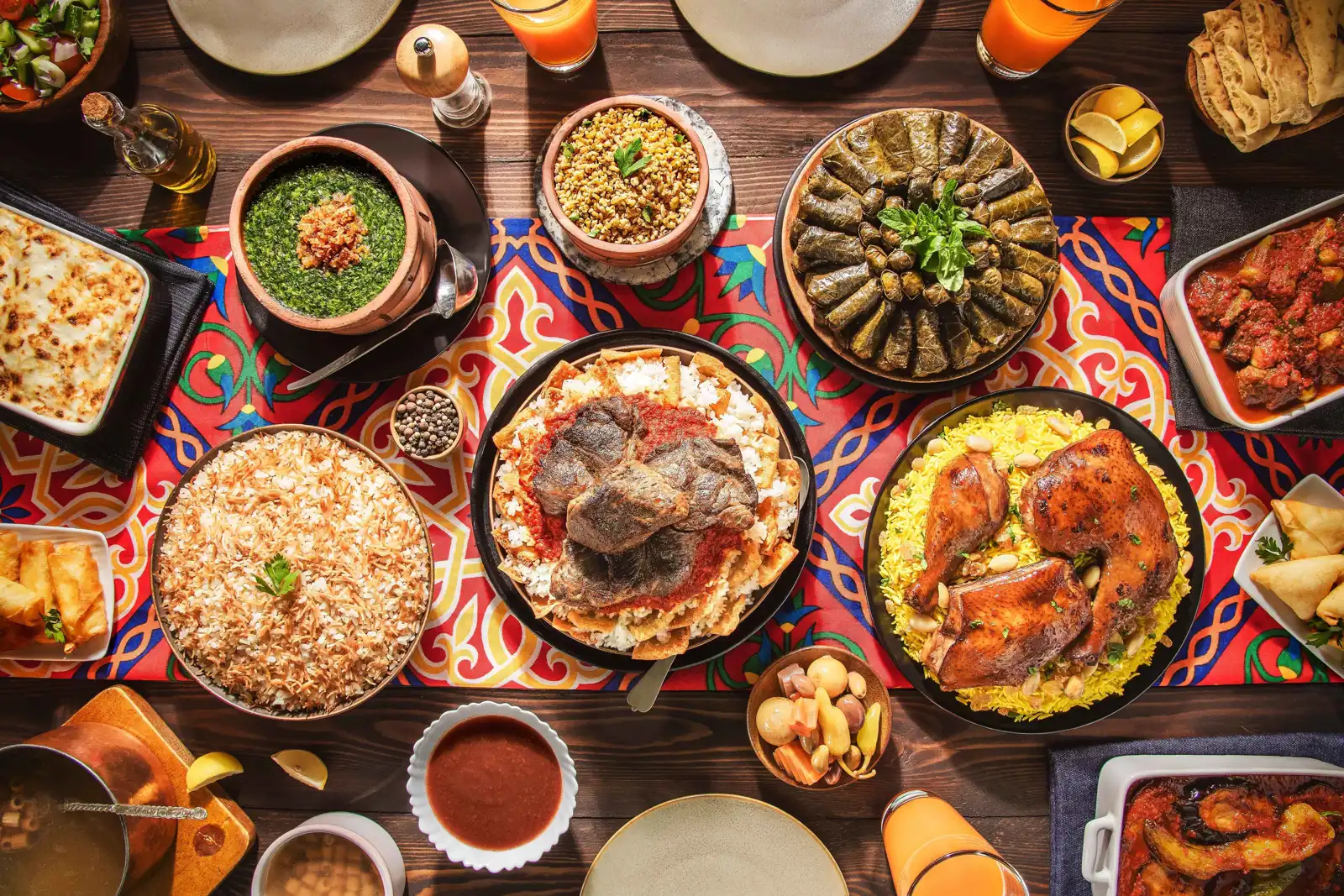 جدول أكلات رمضان 30 يوماً