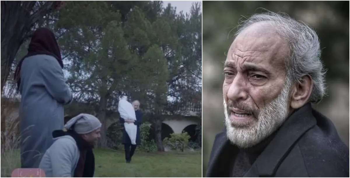 غسان مسعود يعلق على مشهد دفن ابنته في "مقابلة مع السيد آدم"