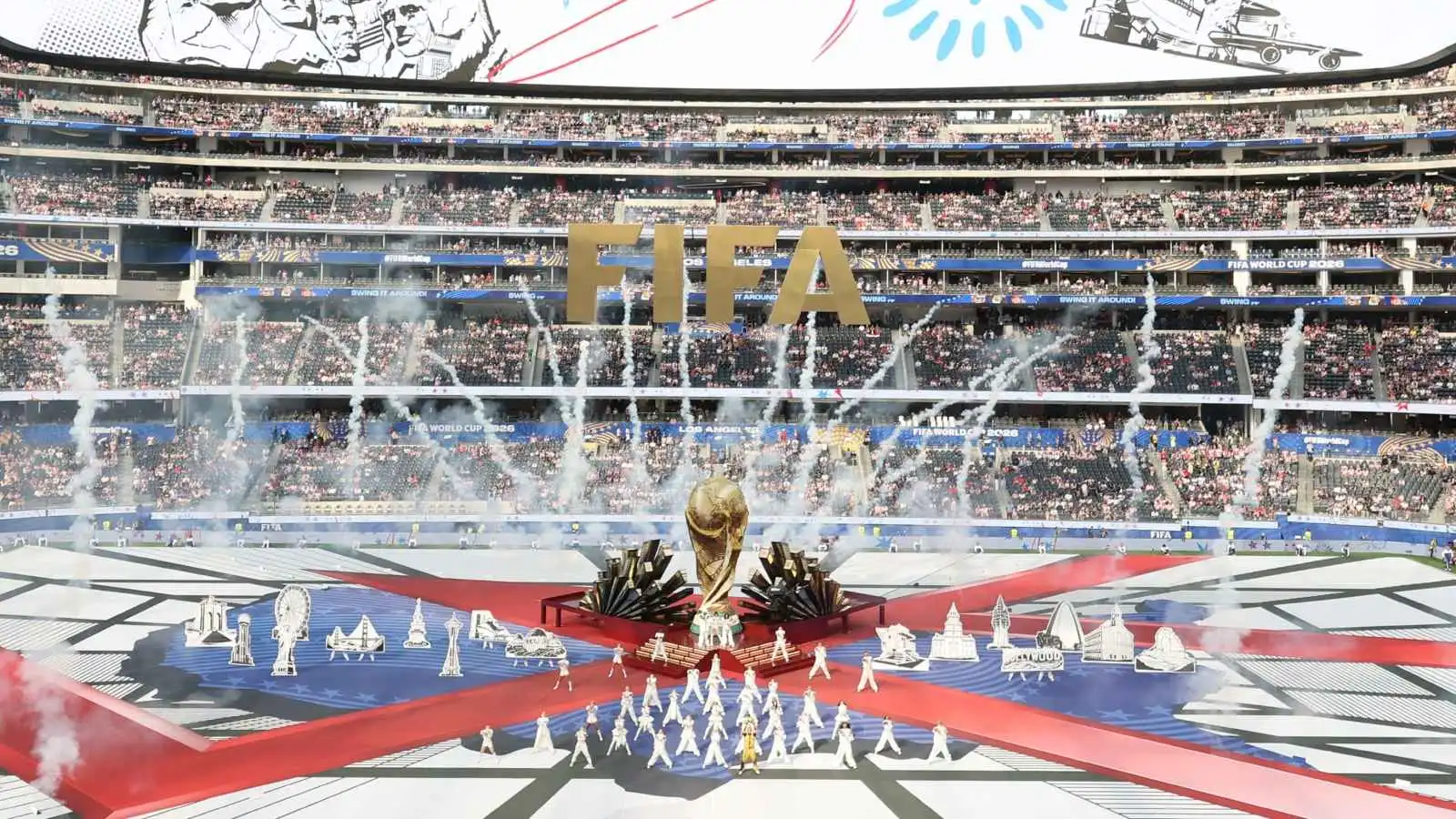 افتتاح كأس العالم 2026 في أمريكا بحضور نجوم هوليوود