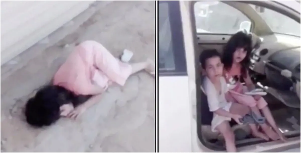 أسرة الطفلين السعوديين جواهر ووائل تحسم جدل احتجازهما بسيارة
