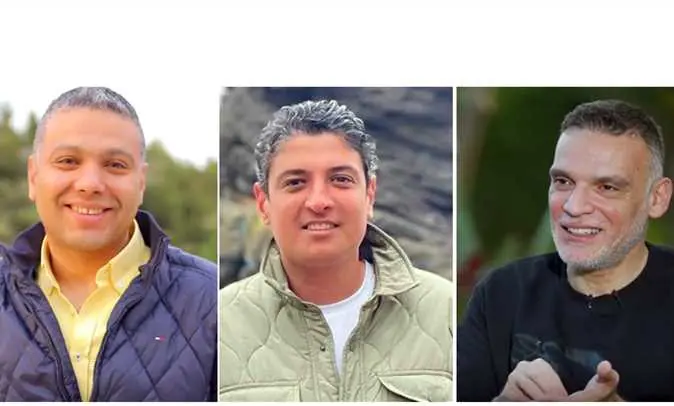 حسام شوقي و فتحي إسماعيل و محمود كمال