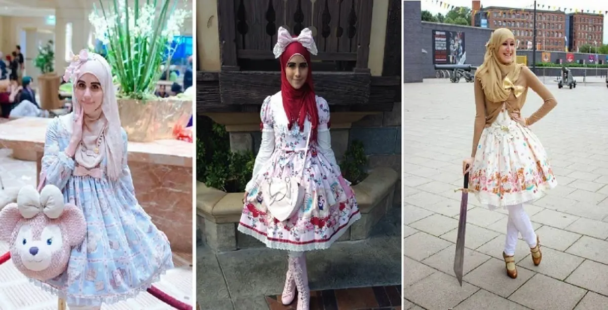 "لوليتا المحجبة" آخر صيحات الموضة للباس الإسلامي باليابان