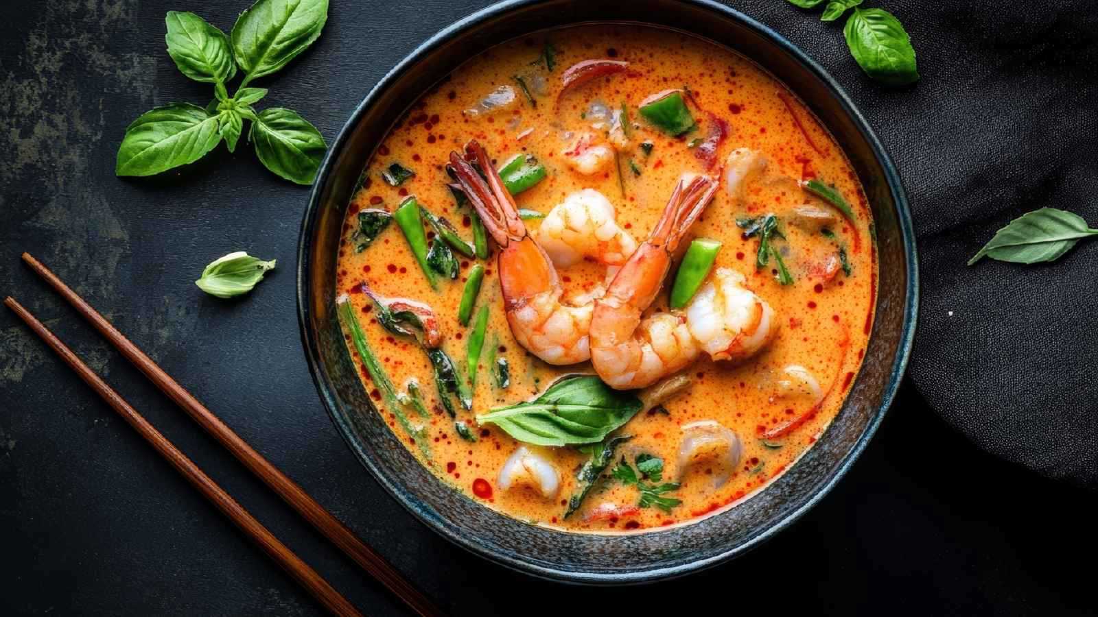 طريقة سهلة لعمل شوربة التوم يم التايلندية