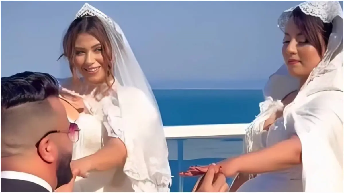 جزائري يتزوج امرأتين معا للقضاء على العنوسة.. ويوثق الأجواء