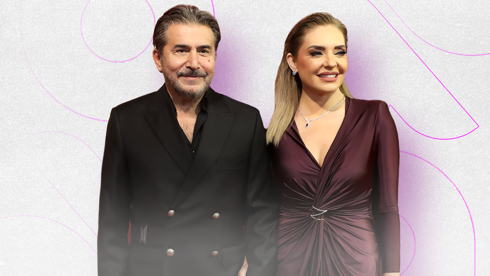زينة يازجي وعابد فهد