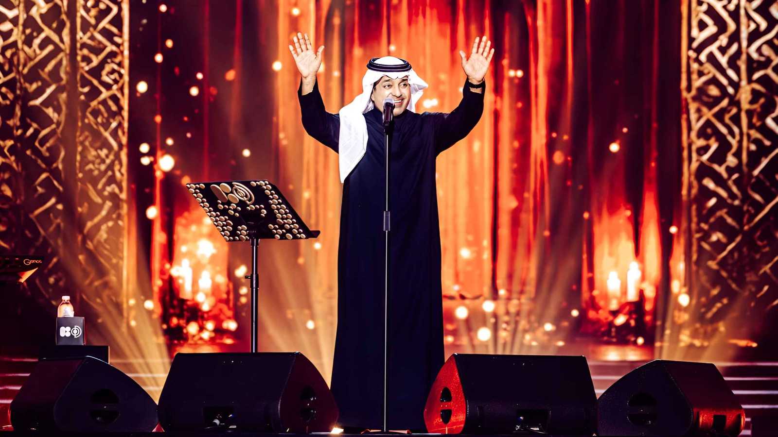 دموع راشد الماجد تغلبه على مسرح البحرين