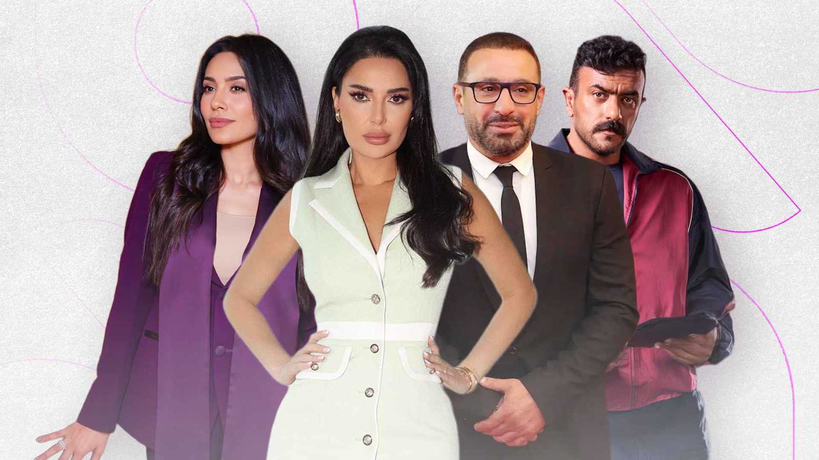 النجوم يحتفلون بتكريمهم في مهرجان الفضائيات العربية بدورته الـ16