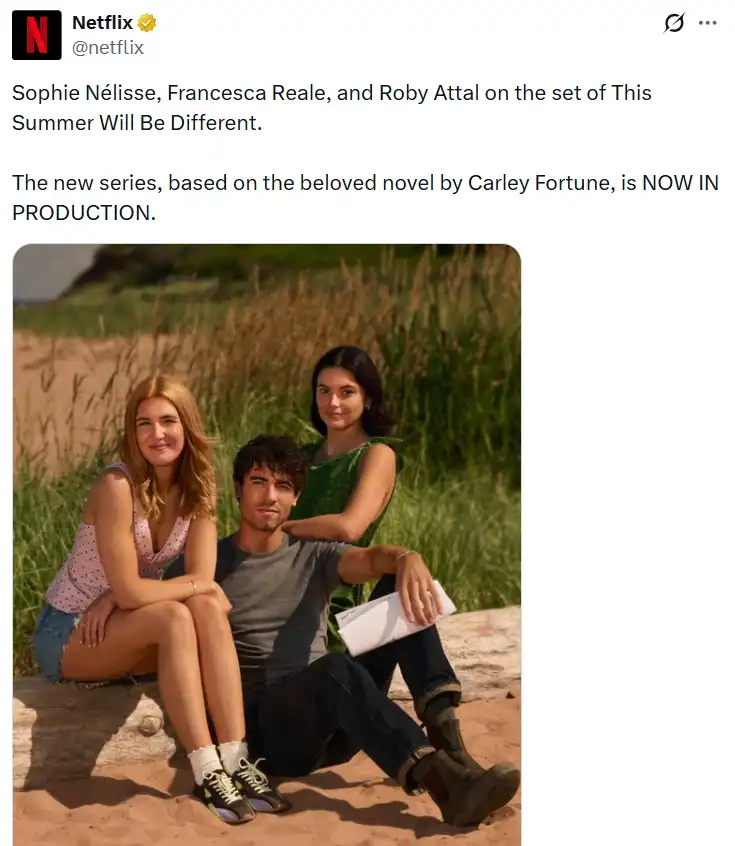 "نتفليكس" تعلن بدء إنتاج مسلسل This Summer Will Be Different