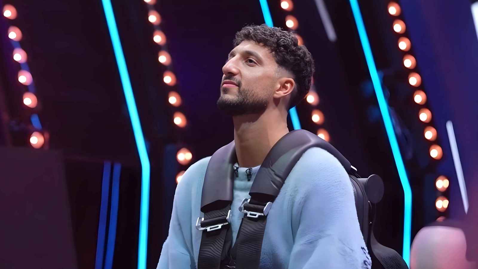 المهاجم الفلسطيني وسام أبو علي في رامز إيلون مصر