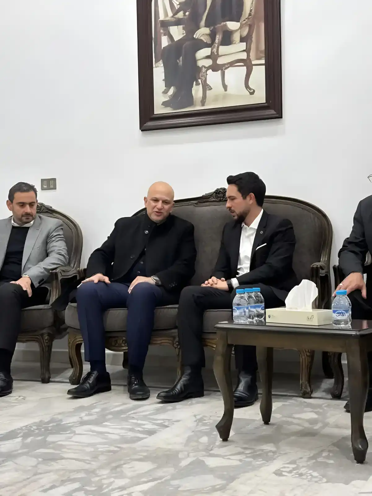 الأمير الحسين يعزي بوفاة نجل أناهيد فياض