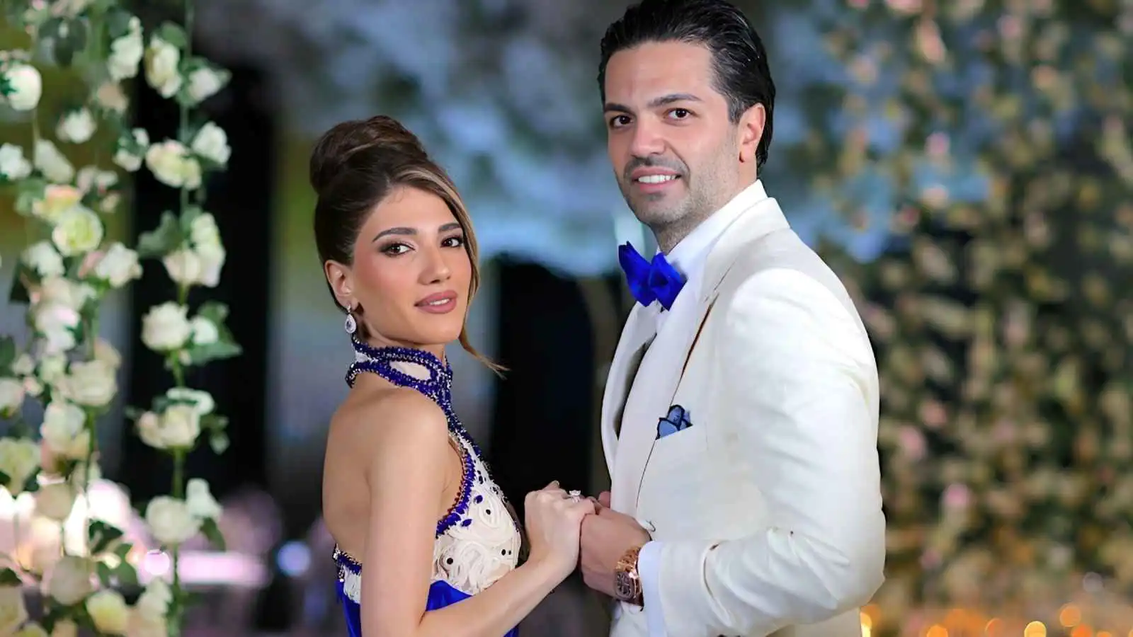 نارين بيوتي تحتفل بعيد ميلاد زوجها رامي سامو (فيديو)