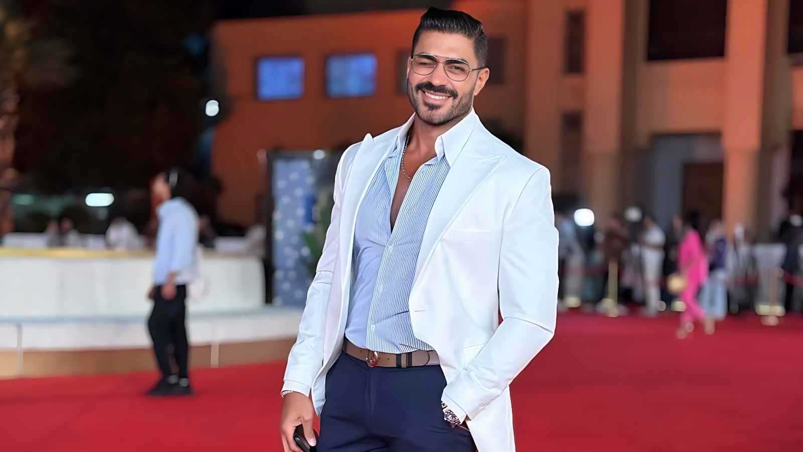 عمرو دياب وريهام حجاج وكريم فهمي في عيد ميلاد خالد سليم