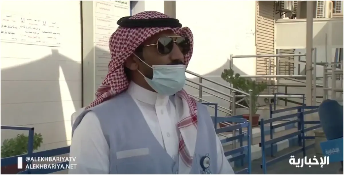 تعرض مراسل سعودي للإغماء على الهواء 