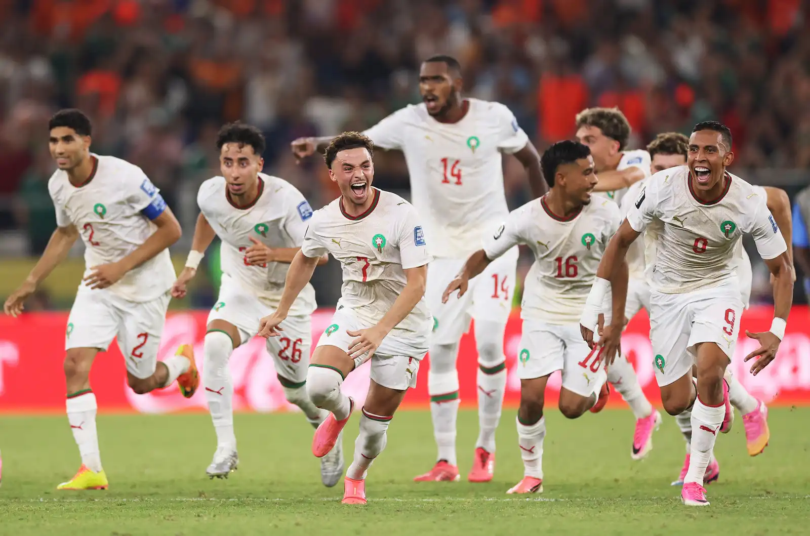 لحظة فوز منتخب المغرب على هولندا في كأس العالم 2026