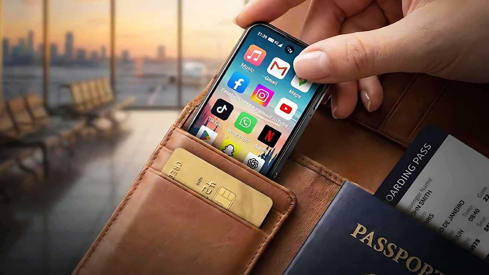 NanoPhone Pro هاتف بحجم بطاقة ذكية