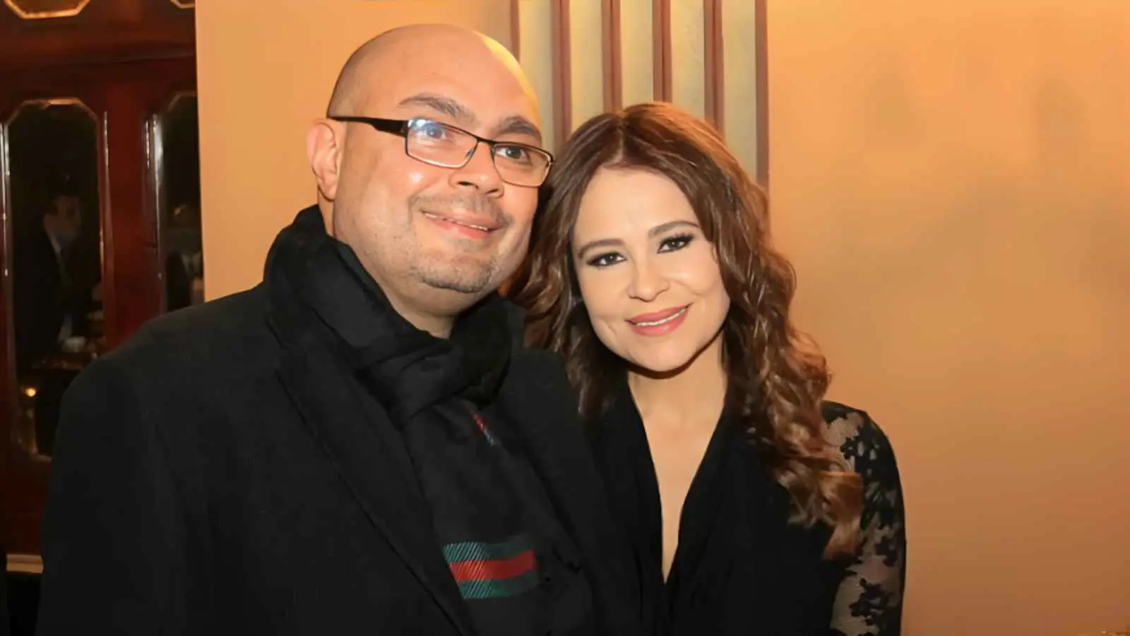 كارول سماحة وزوجها الراحل وليد مصطفى