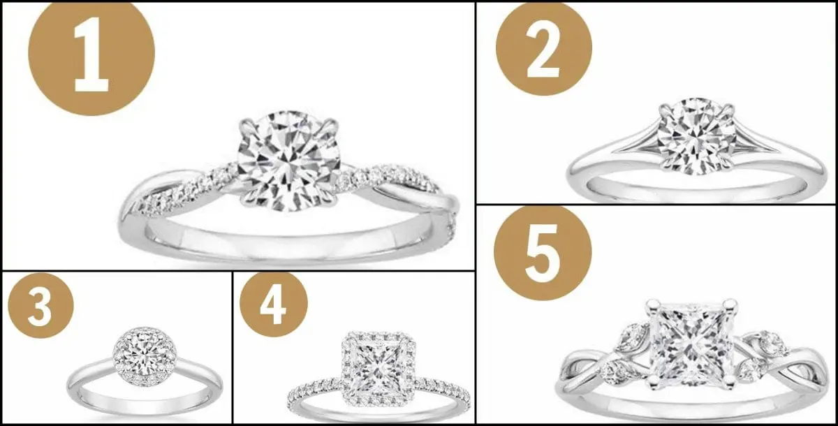اختاري الخاتم الذي يعجبك.. وستعرفين موعد زفافك!