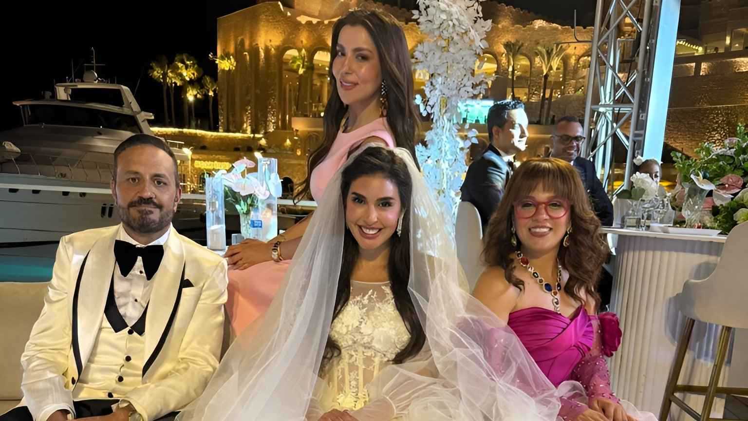 ياسمين صبري وخالد سرحان في زفاف مفاجئ بفيلم "نصيب" 